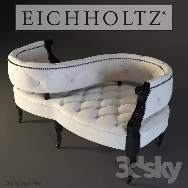 3DSKYFREE – CLASSIC - LIVINGROOM - SOFA - LONG 3DS MAX MODELS