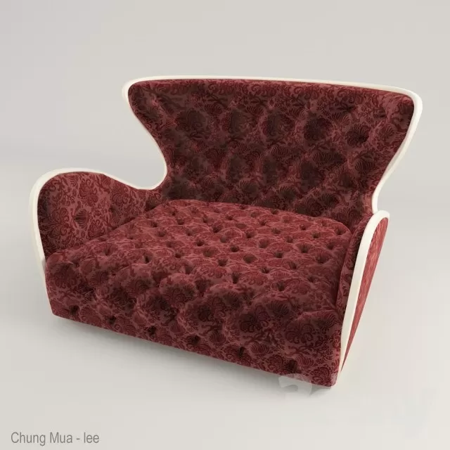 3DSKYFREE – CLASSIC - LIVINGROOM - SOFA - LONG 3DS MAX MODELS