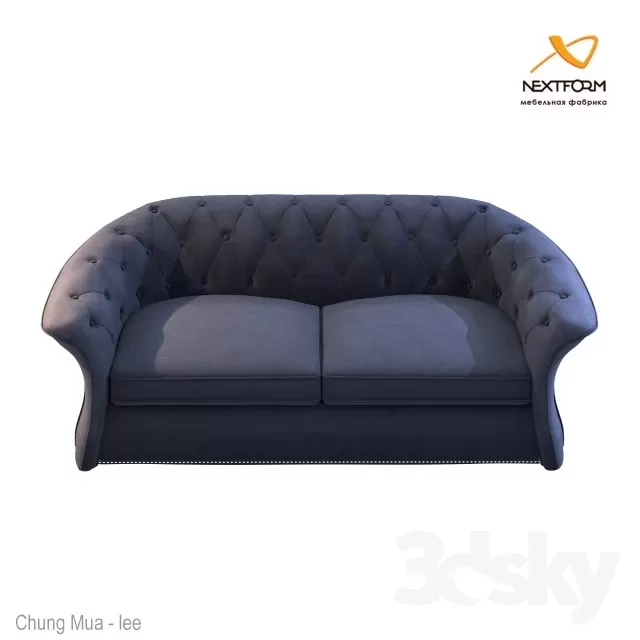 3DSKYFREE – CLASSIC - LIVINGROOM - SOFA - LONG 3DS MAX MODELS
