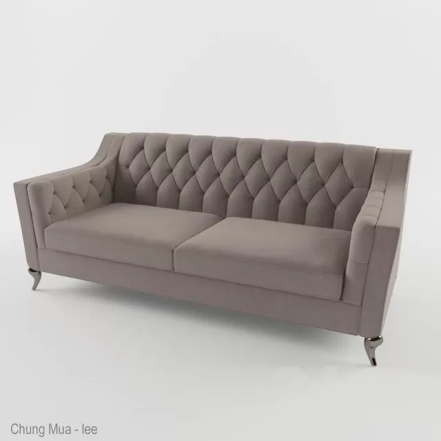 3DSKYFREE – CLASSIC - LIVINGROOM - SOFA - LONG 3DS MAX MODELS