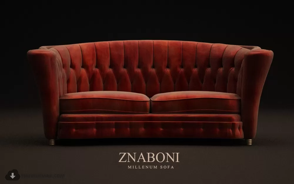 3DSKYFREE – CLASSIC - LIVINGROOM - SOFA - LONG 3DS MAX MODELS