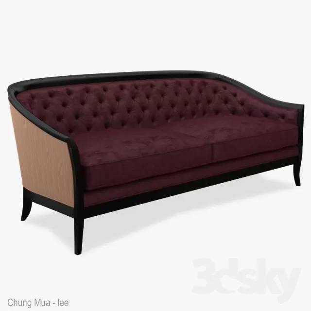 3DSKYFREE – CLASSIC - LIVINGROOM - SOFA - LONG 3DS MAX MODELS
