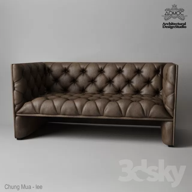 3DSKYFREE – CLASSIC - LIVINGROOM - SOFA - LONG 3DS MAX MODELS