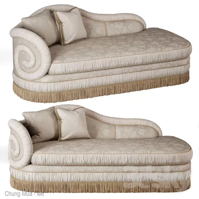 3DSKYFREE – CLASSIC - LIVINGROOM - SOFA - LONG 3DS MAX MODELS