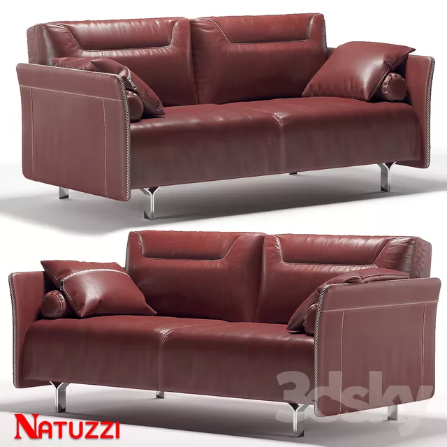 3DSKYFREE – CLASSIC - LIVINGROOM - SOFA - LONG 3DS MAX MODELS