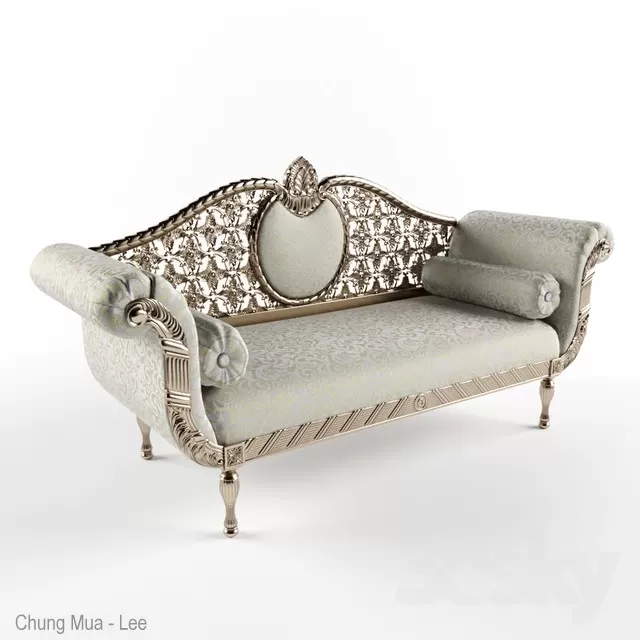 3DSKYFREE – CLASSIC - LIVINGROOM - SOFA - LONG 3DS MAX MODELS