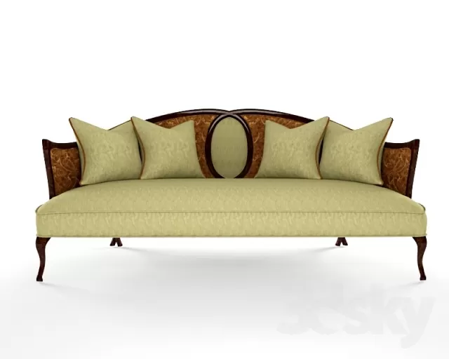 3DSKYFREE – CLASSIC - LIVINGROOM - SOFA - LONG 3DS MAX MODELS