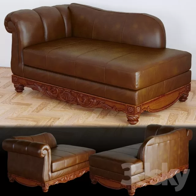 3DSKYFREE – CLASSIC - LIVINGROOM - SOFA - LONG 3DS MAX MODELS