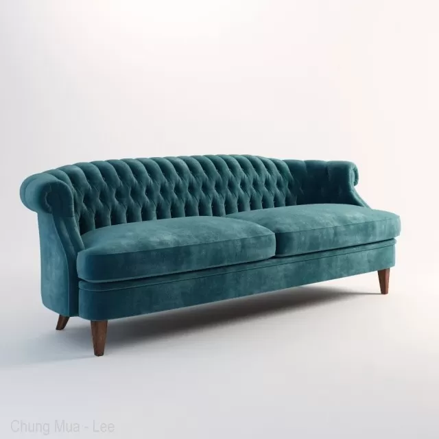 3DSKYFREE – CLASSIC - LIVINGROOM - SOFA - LONG 3DS MAX MODELS