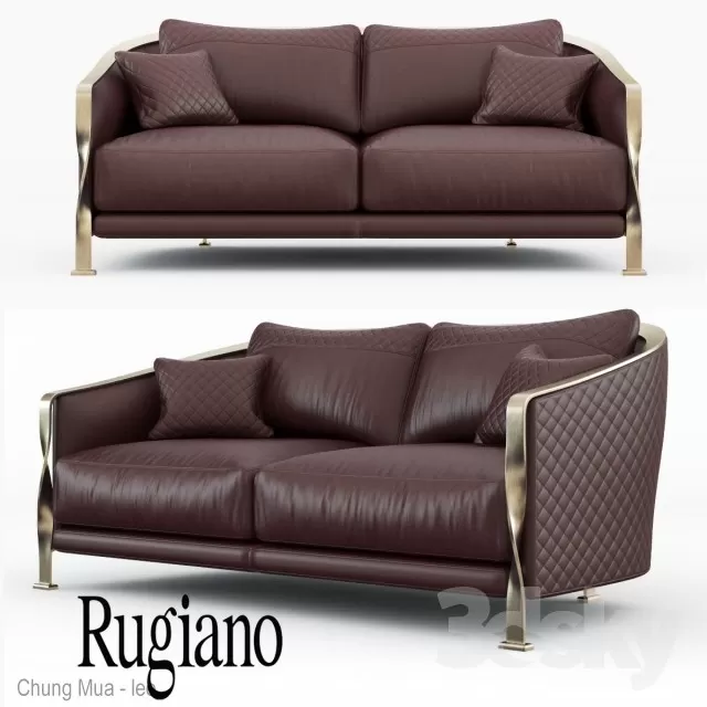 3DSKYFREE – CLASSIC - LIVINGROOM - SOFA - LONG 3DS MAX MODELS