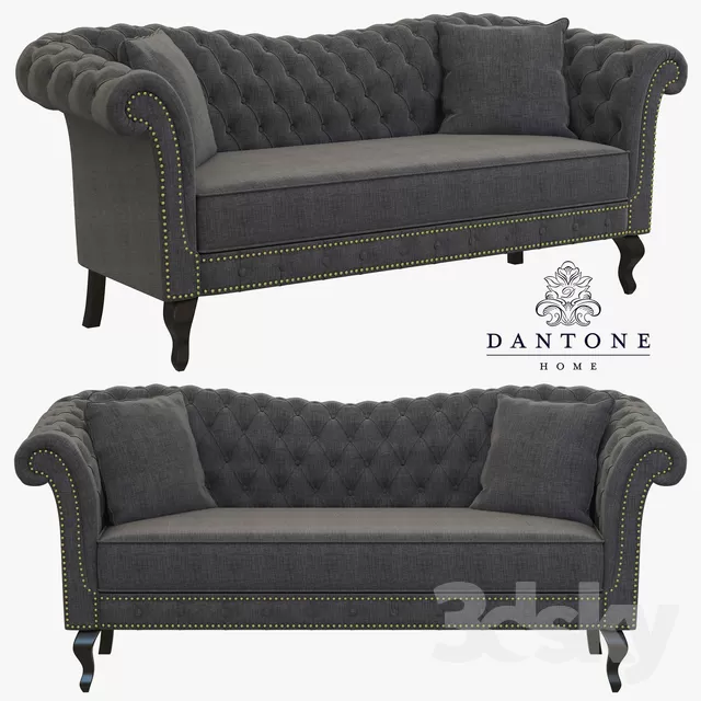 3DSKYFREE – CLASSIC - LIVINGROOM - SOFA - LONG 3DS MAX MODELS