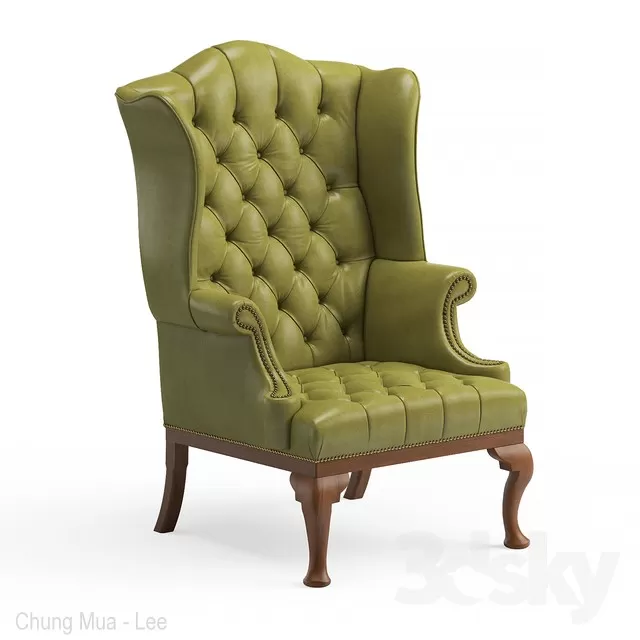 3DSKYFREE – CLASSIC - LIVINGROOM - SOFA - SINGLE 3DS MAX MODELS