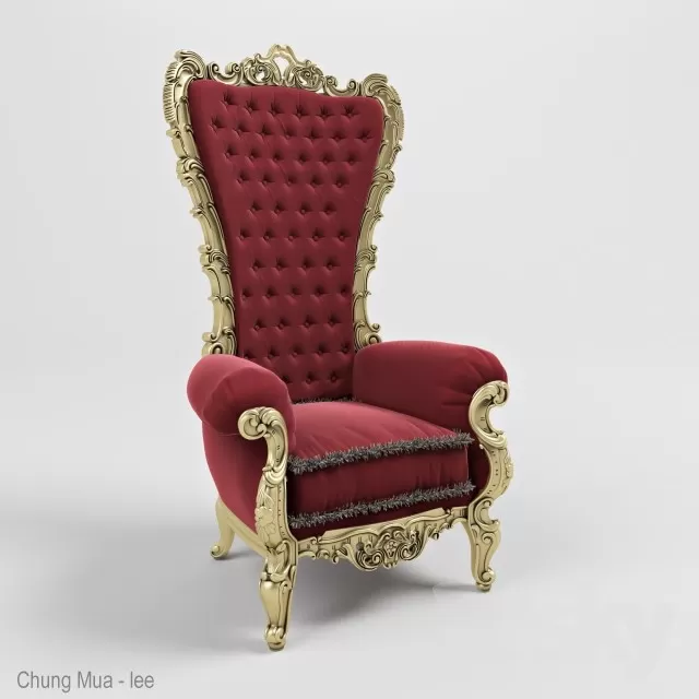 3DSKYFREE – CLASSIC - LIVINGROOM - SOFA - SINGLE 3DS MAX MODELS