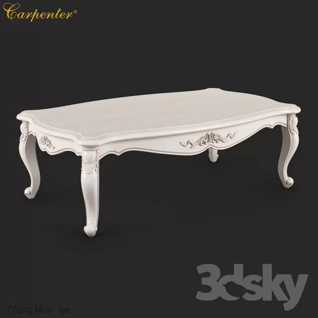3DSKYFREE – CLASSIC - LIVINGROOM - TABLE 3DS MAX MODELS
