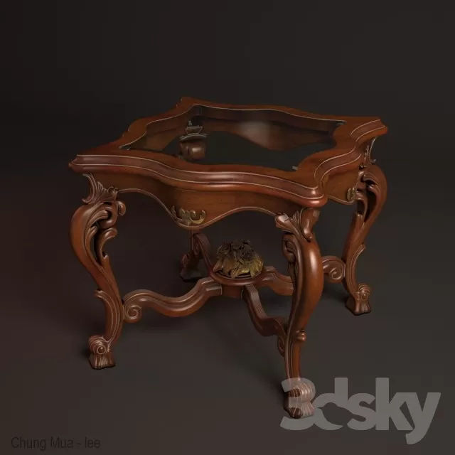 CLASSIC - LIVINGROOM - TABLE 3D MODELS