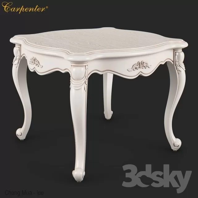 3DSKYFREE – CLASSIC - LIVINGROOM - TABLE 3DS MAX MODELS
