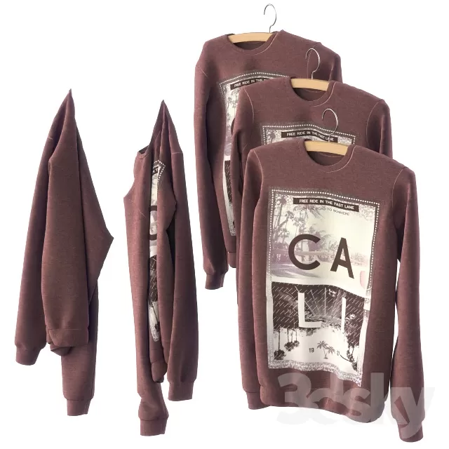 3DSKYFREE – CLOTHES AND SHOES 3DS MAX MODELS