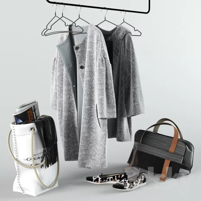 3DSKYFREE – CLOTHES AND SHOES 3DS MAX MODELS