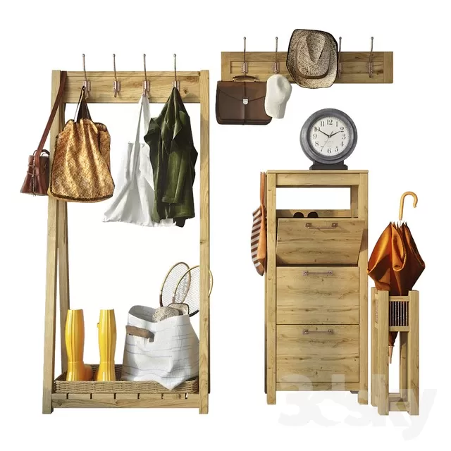 3DSKYFREE – CLOTHES AND SHOES 3DS MAX MODELS