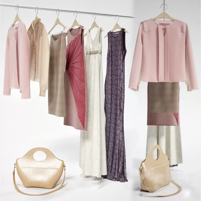 3DSKYFREE – CLOTHES AND SHOES 3DS MAX MODELS