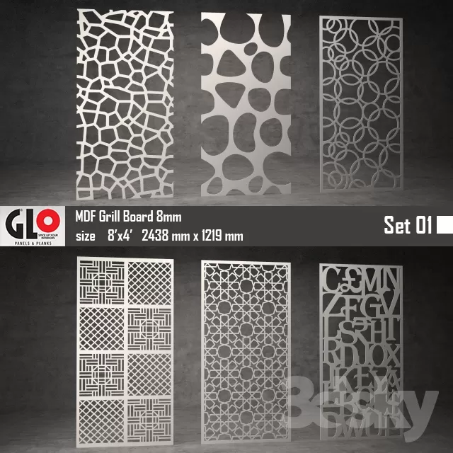 CNC PANEL 3D MODELS – 150