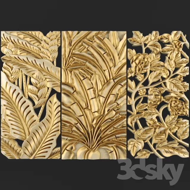 3DSKYFREE – CNC PANEL 3DS MAX MODELS