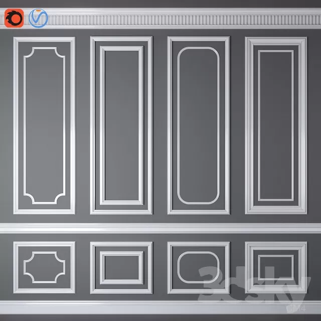 CNC PANEL 3D MODELS – 041