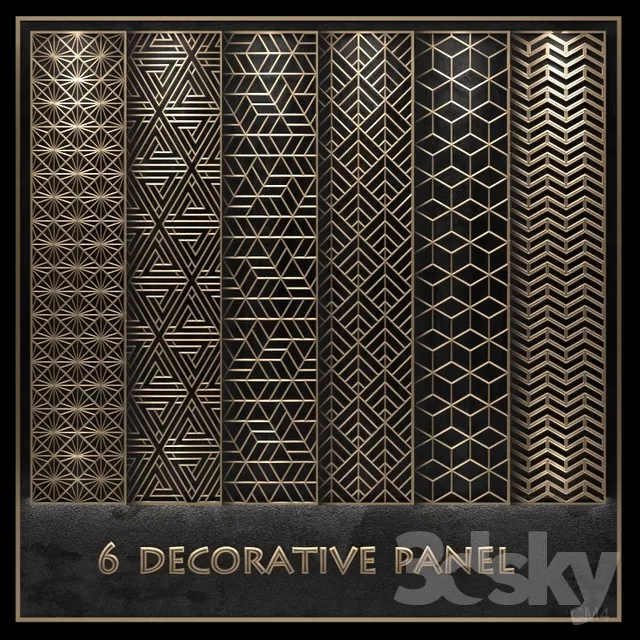 3DSKYFREE – CNC PANEL 3DS MAX MODELS
