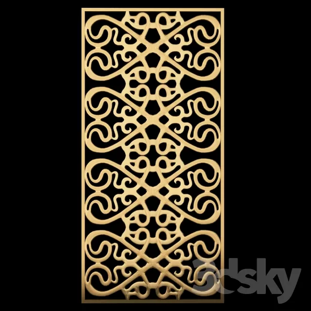 CNC PANEL 3D MODELS – 086