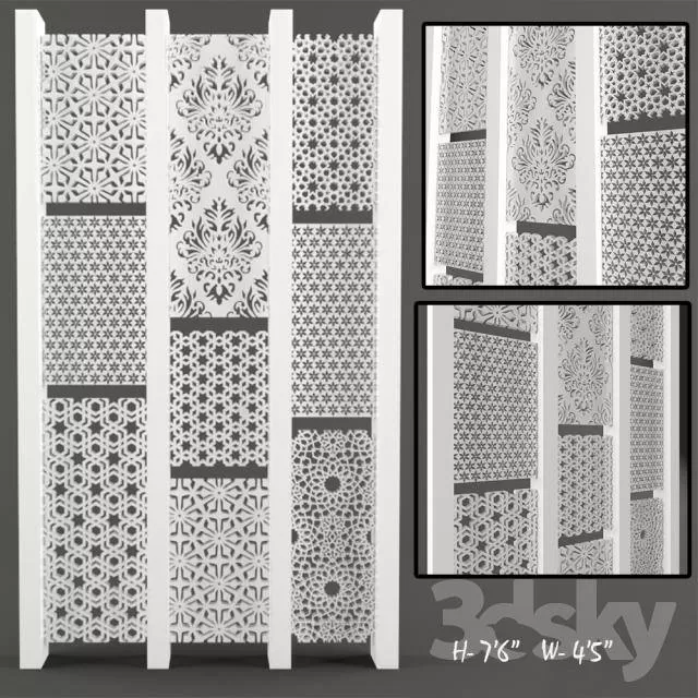 CNC PANEL 3D MODELS – 001