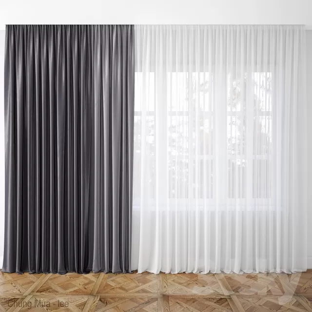 3DSKYFREE – CURTAIN 3DS MAX MODELS