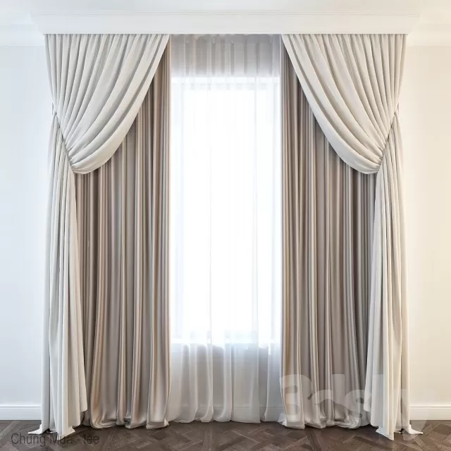 3DSKYFREE – CURTAIN 3DS MAX MODELS