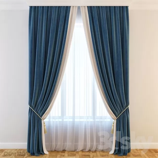 3DSKYFREE – CURTAIN 3DS MAX MODELS