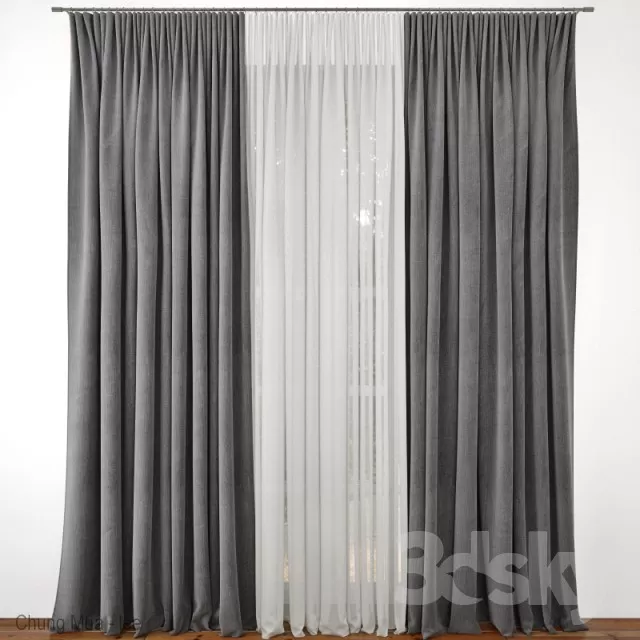3DSKYFREE – CURTAIN 3DS MAX MODELS