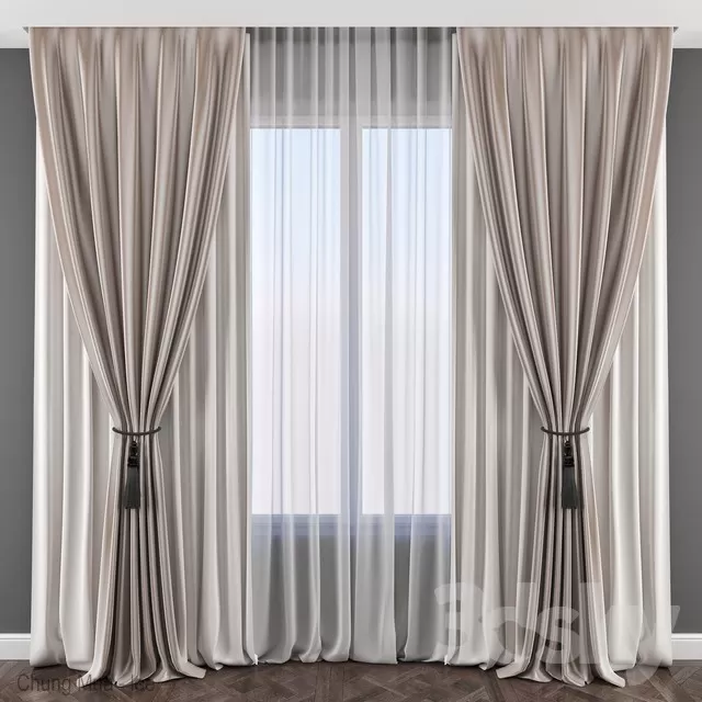 3DSKYFREE – CURTAIN 3DS MAX MODELS