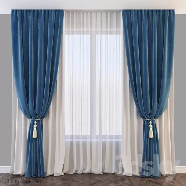3DSKYFREE – CURTAIN 3DS MAX MODELS