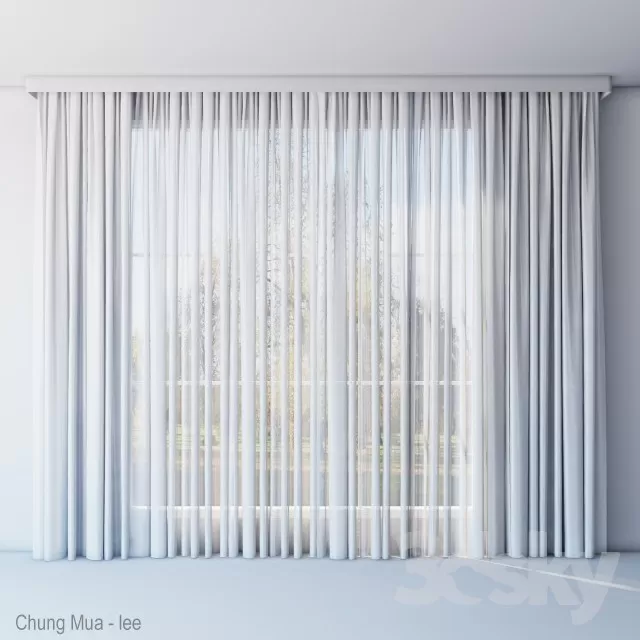 3DSKYFREE – CURTAIN 3DS MAX MODELS