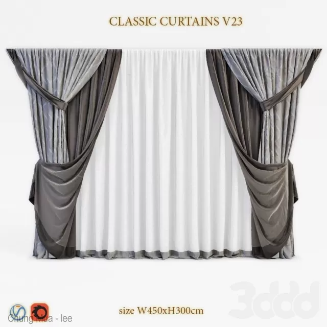 3DSKYFREE – CURTAIN 3DS MAX MODELS