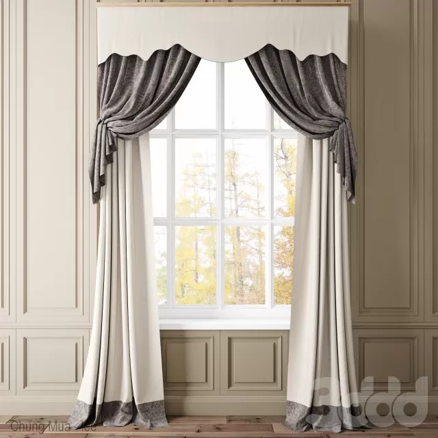 3DSKYFREE – CURTAIN 3DS MAX MODELS