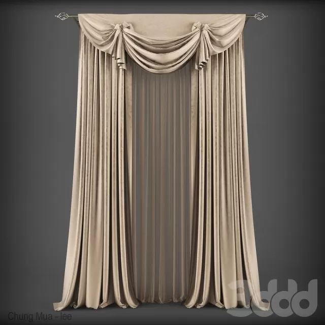 3DSKYFREE – CURTAIN 3DS MAX MODELS