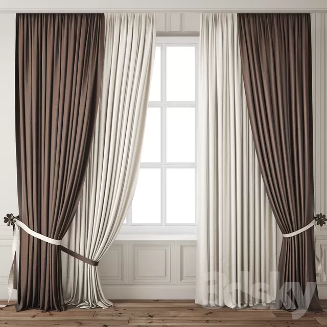 3DSKYFREE – CURTAIN 3DS MAX MODELS