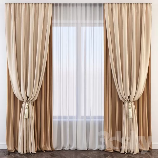 3DSKYFREE – CURTAIN 3DS MAX MODELS
