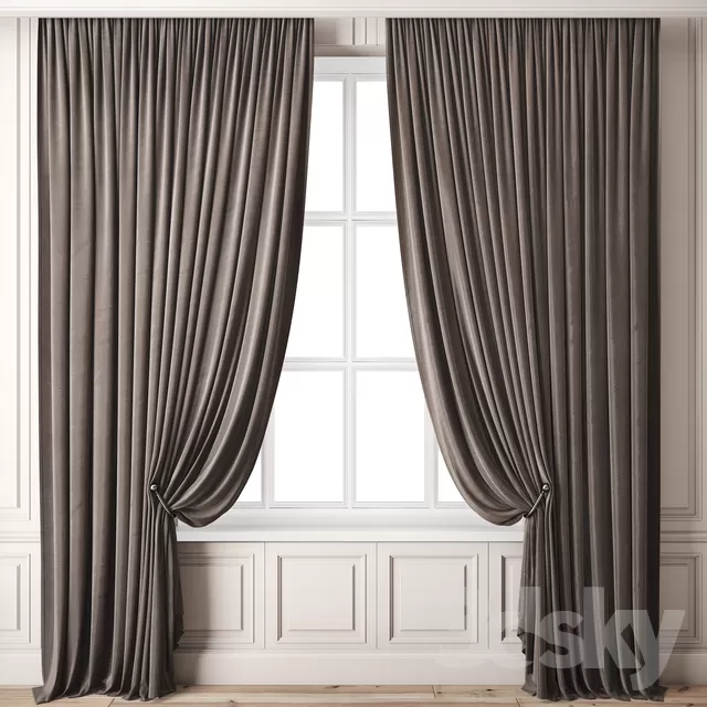 3DSKYFREE – CURTAIN 3DS MAX MODELS