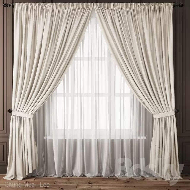 3DSKYFREE – CURTAIN 3DS MAX MODELS