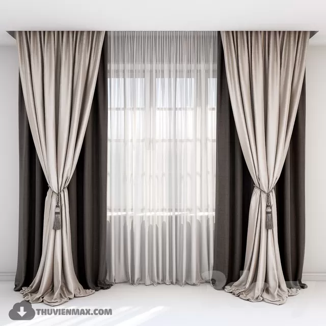3DSKYFREE – CURTAIN 3DS MAX MODELS