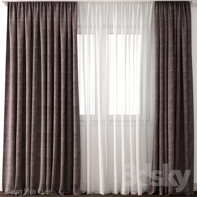 3DSKYFREE – CURTAIN 3DS MAX MODELS