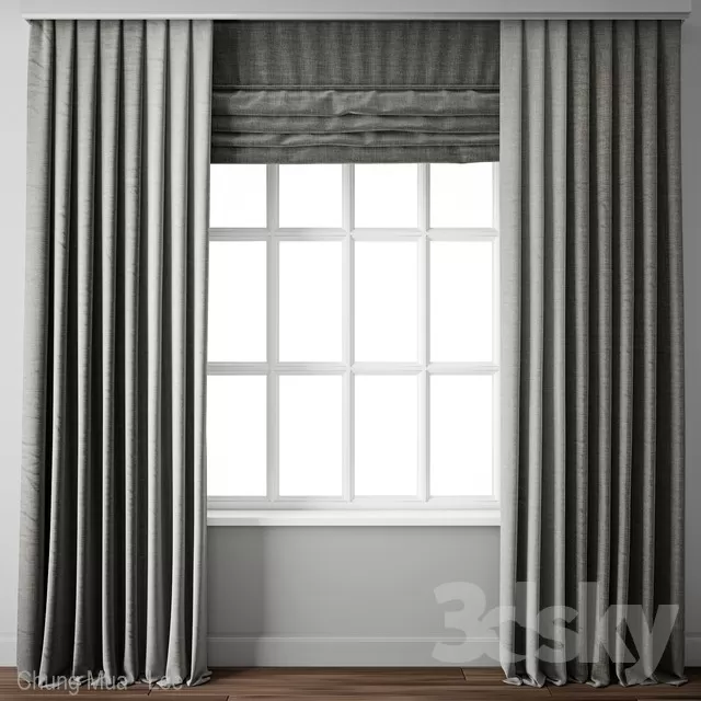 3DSKYFREE – CURTAIN 3DS MAX MODELS