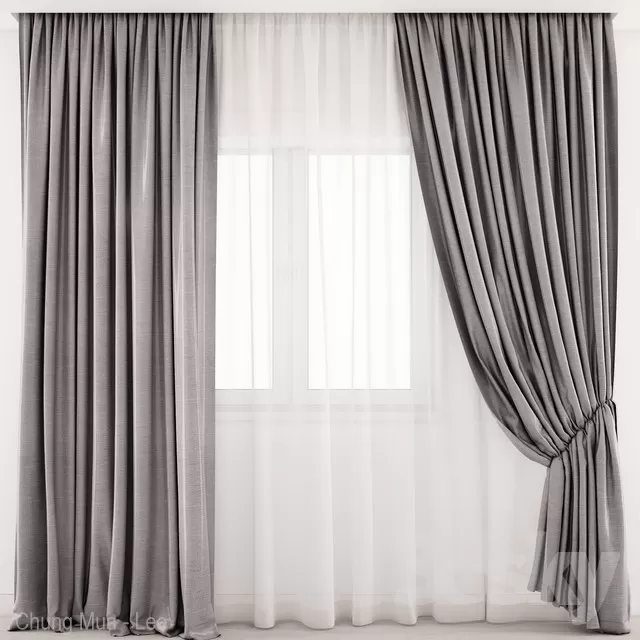 3DSKYFREE – CURTAIN 3DS MAX MODELS