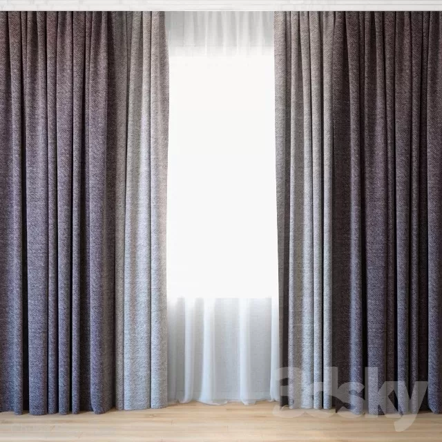 3DSKYFREE – CURTAIN 3DS MAX MODELS