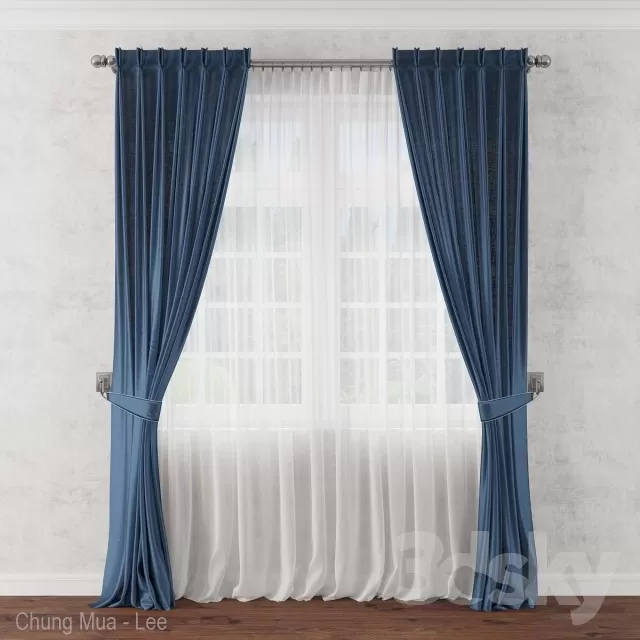 3DSKYFREE – CURTAIN 3DS MAX MODELS